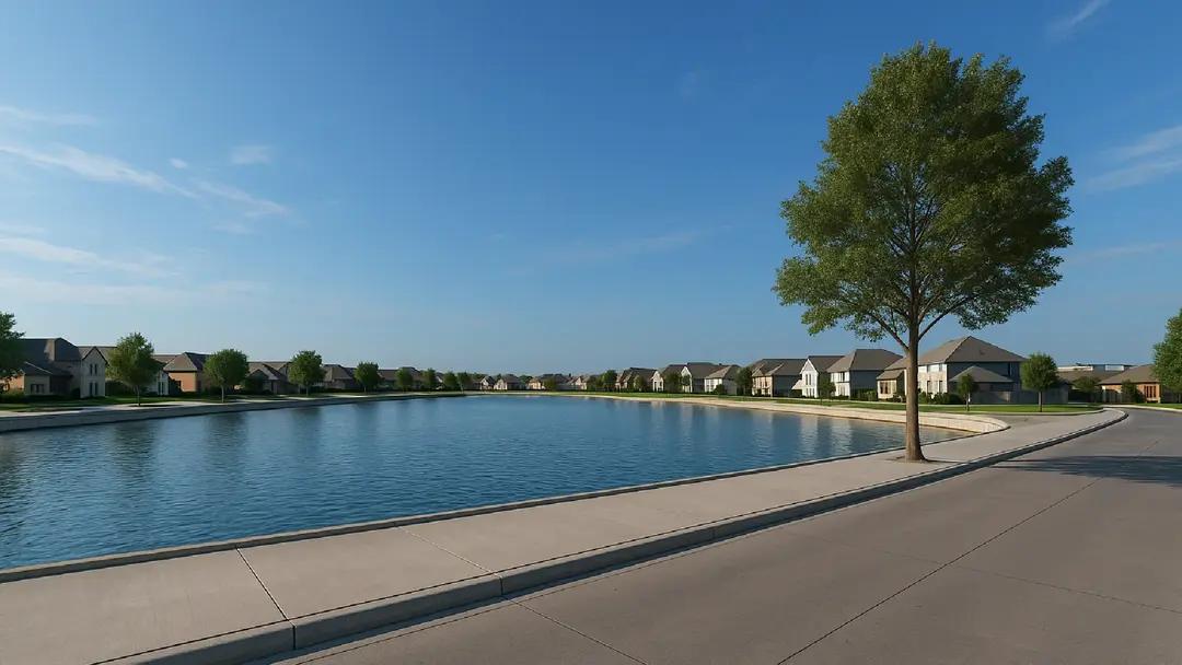 Legacy Estates Lakefront Community Rendering
