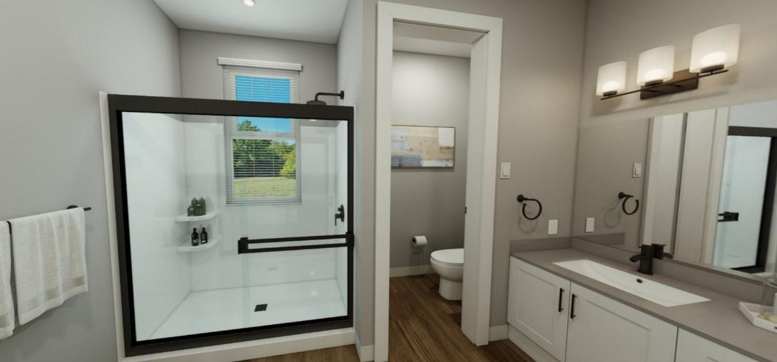Master bathroom render